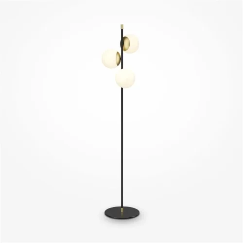 Напольный светильник (торшер) Nostalgia E14х3 40Вт (Черный и Золото) - фото