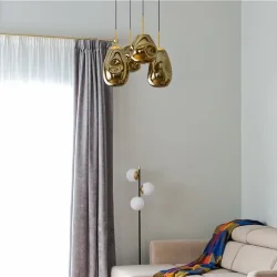 Напольный светильник (торшер) Nostalgia E14х3 40Вт (Черный и Золото)