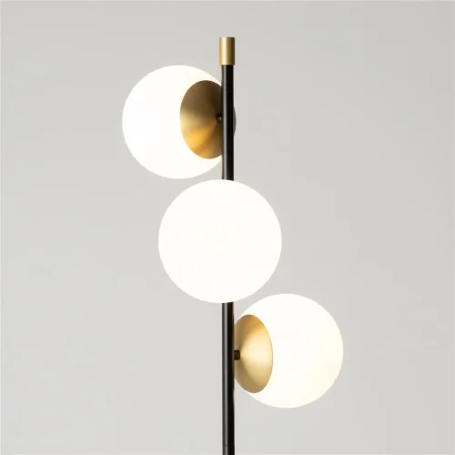 Напольный светильник (торшер) Nostalgia E14х3 40Вт (Черный и Золото) - фото 6