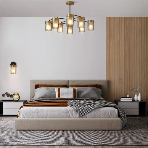 Настенный светильник (бра) Freya FR5432WL-01BBS (Черный и Латунь) - фото 6