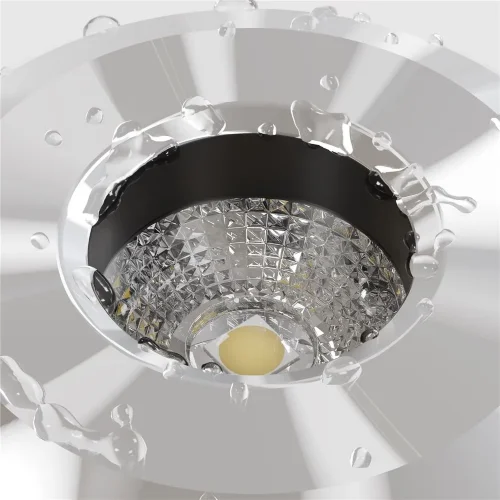 Встраиваемый светильник Flash 3000K 1Вт IP 67 (Серебро) - фото 5