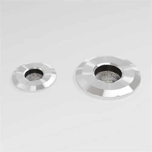 Встраиваемый светильник Flash 3000K 1Вт IP 67 (Серебро) - фото 6