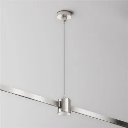 Подвес тросовый Hang с прямым коннектором питания Flarity платина (Платина)