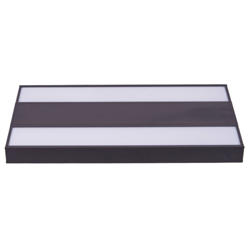 ULO-K16B 2x16W-4000K-L50 5W-3000K IP44 BLACK Светильник линейный светодиодный подвесной с фоновой подсветкой, Белый свет 4000К, Алюминий, Цвет черный, TM Uniel - фото 2