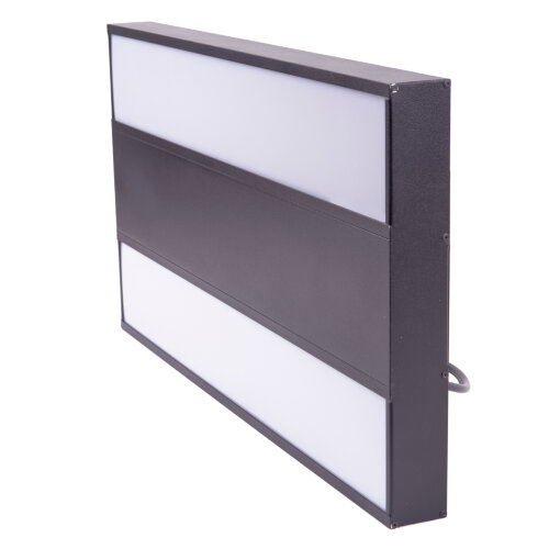 ULO-K16B 2x16W-4000K-L50 5W-3000K IP44 BLACK Светильник линейный светодиодный подвесной с фоновой подсветкой, Белый свет 4000К, Алюминий, Цвет черный, TM Uniel - фото 5