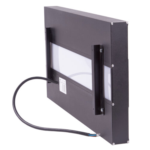 ULO-K16B 2x16W-4000K-L50 5W-3000K IP44 BLACK Светильник линейный светодиодный подвесной с фоновой подсветкой, Белый свет 4000К, Алюминий, Цвет черный, TM Uniel - фото 6