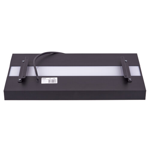 ULO-K16B 2x16W-4000K-L50 5W-3000K IP44 BLACK Светильник линейный светодиодный подвесной с фоновой подсветкой, Белый свет 4000К, Алюминий, Цвет черный, TM Uniel - фото 7