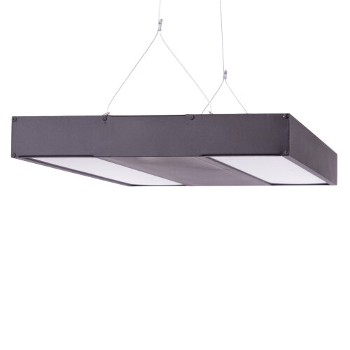 ULO-K16B 2x16W-4000K-L50 5W-3000K IP44 BLACK Светильник линейный светодиодный подвесной с фоновой подсветкой, Белый свет 4000К, Алюминий, Цвет черный, TM Uniel - фото 10