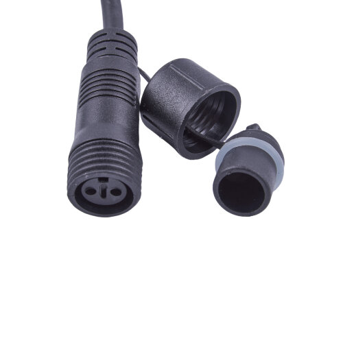 UCX-F90 T05-2M-BK Провод-шина для гирлянд серии F90PRO, 2м, 5 Т-коннекторов, шаг 50см, Статика-мерцание, IP67, Черный, TM Uniel - фото 7