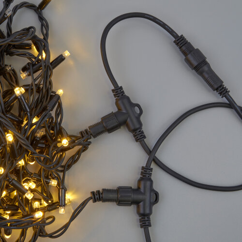 UCX-F90 T05-2M-BK Провод-шина для гирлянд серии F90PRO, 2м, 5 Т-коннекторов, шаг 50см, Статика-мерцание, IP67, Черный, TM Uniel - фото 10