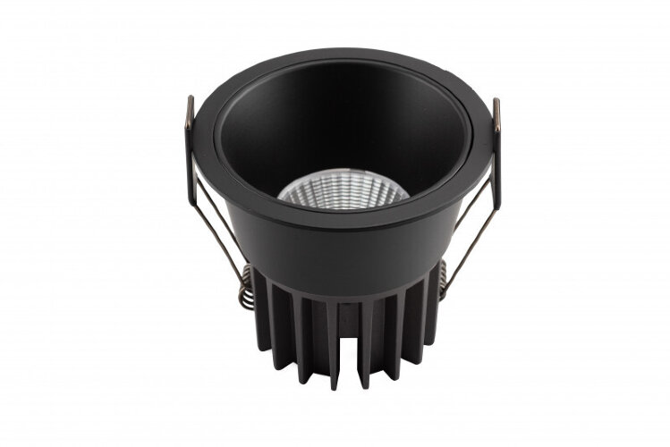 DK4400-BK Встраиваемый светильник, IP 20, 7 Вт, LED 3000, черный, алюминий. Фото 3