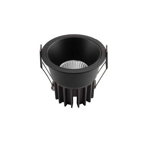 DK4400-BK Встраиваемый светильник, IP 20, 7 Вт, LED 3000, черный, алюминий. Фото 2