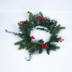 ULD-T4040-020-SNA-3AA WARM WHITE IP20 WREATH Украшение светодиодное Венок, на батарейках 3АА не в-к, 40х40см, 20 светодиодов, Теплый белый свет, TM Uniel