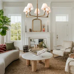 Потолочный светильник Freya FR2043CL-05BS (Латунь)