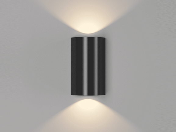 Светильник настенный JY ZIMA-2 черный, LW-A0148B-BL-WW - фото