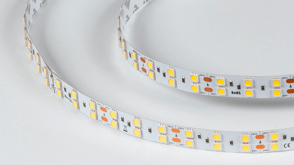 Светодиодная лента 28.8Вт 24В IP33 холодное свечение, DSG5120-24-W-33. Фото 2