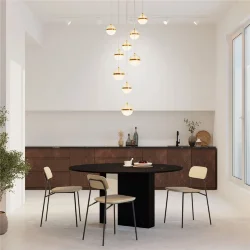 Подвесной светильник Area 3000К 120Вт (Черный и Латунь)