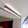 Линейный светодиодный накладной двусторонний светильник 78см 30Вт 4200К черный - Фото 2