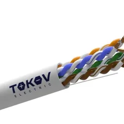 Кабель витая пара U/UTP 4х2х24 AWG кат.5E ССA PVC TOKOV Light (м) TOKOV ELECTRIC TKL-C06-U42CCA-5E-305-PVC