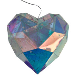 ULD-R511 3АА HEART Светильник декоративный Сердце, на батарейках 3AA не в-к, 100 светодиодов, Белый свет, Цвет корпуса радужный, TM Uniel