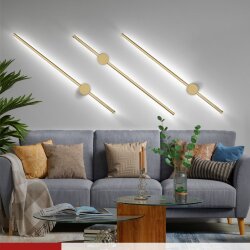 Светильник светодиодный ESTETIKA ART-100B-40GL 20Вт 230В 4000K 1400Лм 1000х60x98 золото IN HOME