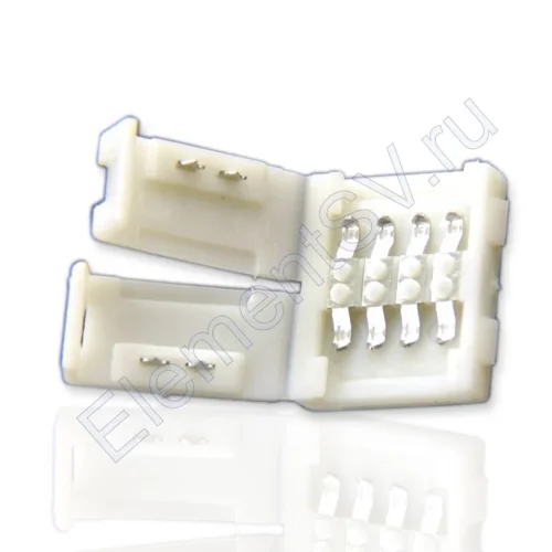 Коннектор соединительный 10mm RGB - фото.