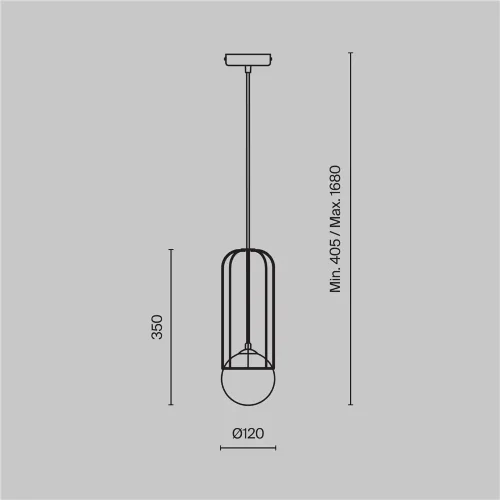 Подвесной светильник Telford G9х1 25Вт (Золото) - фото