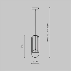 Подвесной светильник Telford G9х1 25Вт (Золото)