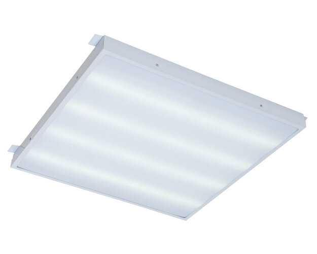 Универсальный офисный светодиодный светильник Грильято 40 Вт IP20 580x580x40 мм 6000K Опал - фото 3