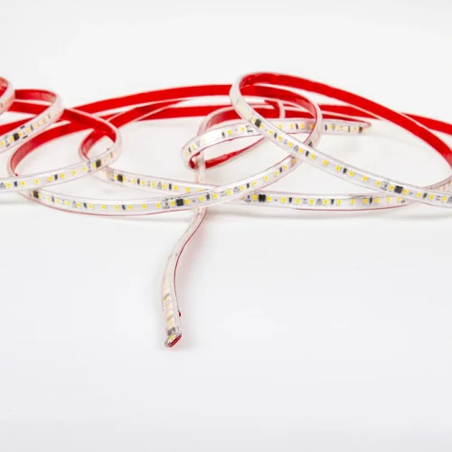 Светодиодная лента 220V, 2835 120 led, warm white, 130B, IP65 - фото II