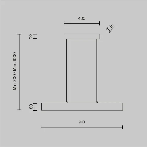 Подвесной светильник Step 4000K 1x23Вт 120° (Черный) - фото 4