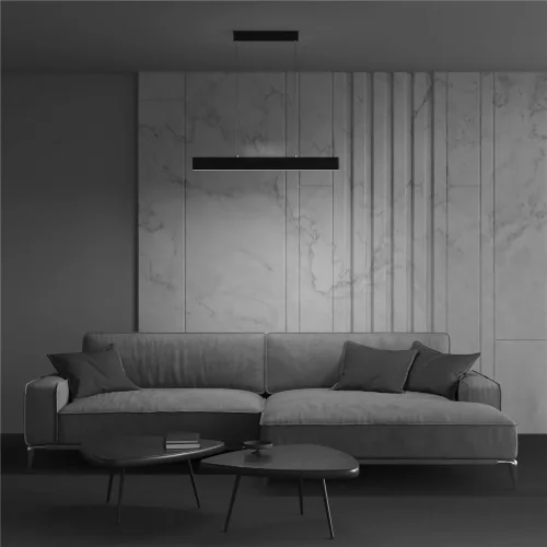 Подвесной светильник Шаг / Step 4000К 23Вт (Черный) P010PL-L23B4K - фото 6