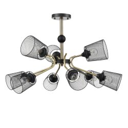 Люстра потолочная «LUMION» 8191/9C, серия: ABRIS (крепление на планке) - -