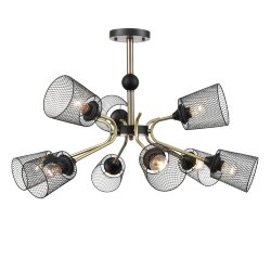 Люстра потолочная «LUMION» 8191/9C, серия: ABRIS (крепление на планке) - -