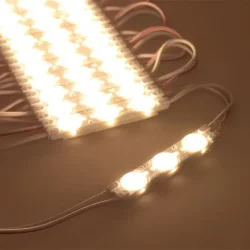 Светодиодный модуль 3 led 6011 MOD86 (1,5W, 12V, warm white, IP65)