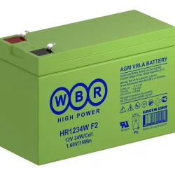 Аккумулятор 12В 9А.ч WBR HR1234W F2 WBR