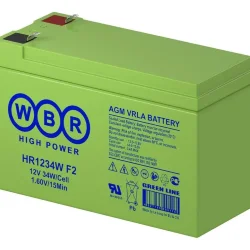 Аккумулятор 12В 9А.ч WBR HR1234W F2 WBR