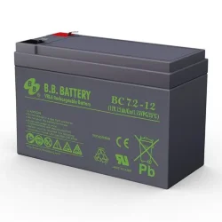 Аккумулятор 12В 7.2А.ч BC 7.2-12 B.B. Battery
