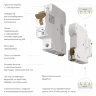 Автоматический выключатель 1P 16 A C 6 кА W901P166 - фото 2