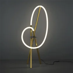 Настольный светильник Crochet 3000К 15Вт (Латунь)