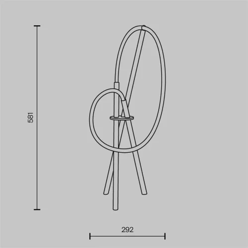 Настольный светильник Crochet 3000К 15Вт (Латунь) - фото 7