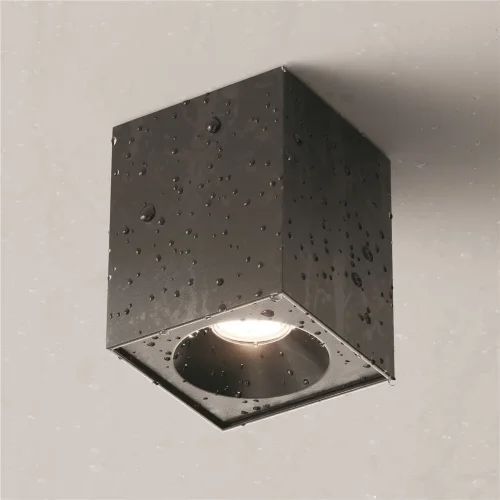 Потолочный светильник Зум / Zoom 1*GU10 10 Вт IP 54 (Черный) C030CL-01B - фото 6