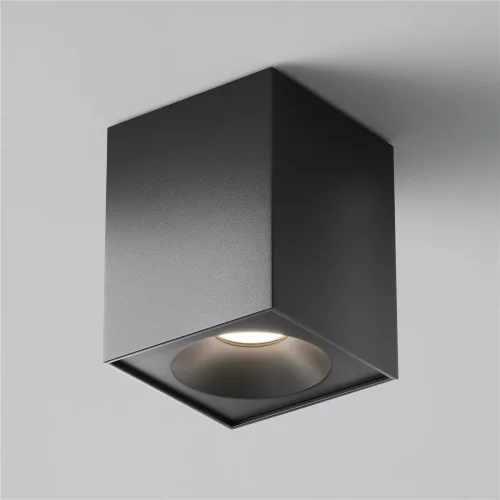 Потолочный светильник Зум / Zoom 1*GU10 10 Вт IP 54 (Черный) C030CL-01B - фото 10