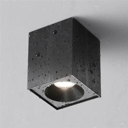 Потолочный светильник Зум / Zoom 1*GU10 10 Вт IP 54 (Черный) C030CL-01B - фото 13