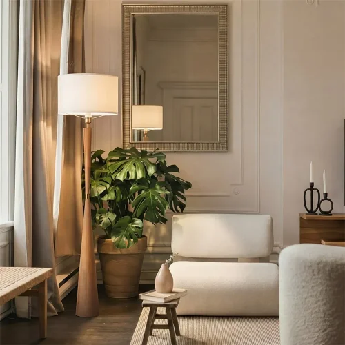 Напольный светильник (торшер) Лебедь / Swan (Латунь) FR5626FL-01T - фото 2