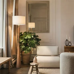 Напольный светильник (торшер) Лебедь / Swan (Латунь) FR5626FL-01T