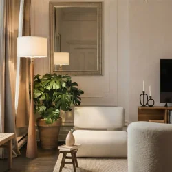 Напольный светильник (торшер) Лебедь / Swan (Латунь) FR5626FL-01T