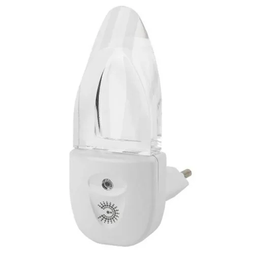 Светильник NN-618-LS-W ночник 'Кристалл' от сети с сенсором бел. ЭРА Б0019102 - фото