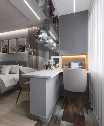 Подвесной светильник Ферми / Fermi E27х1 (Никель) P140-PL-170-1-N - фото 3