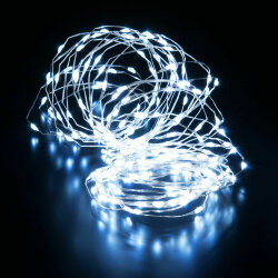 Гирлянда нить "роса" белый 10М IP20 400-009 (060411)